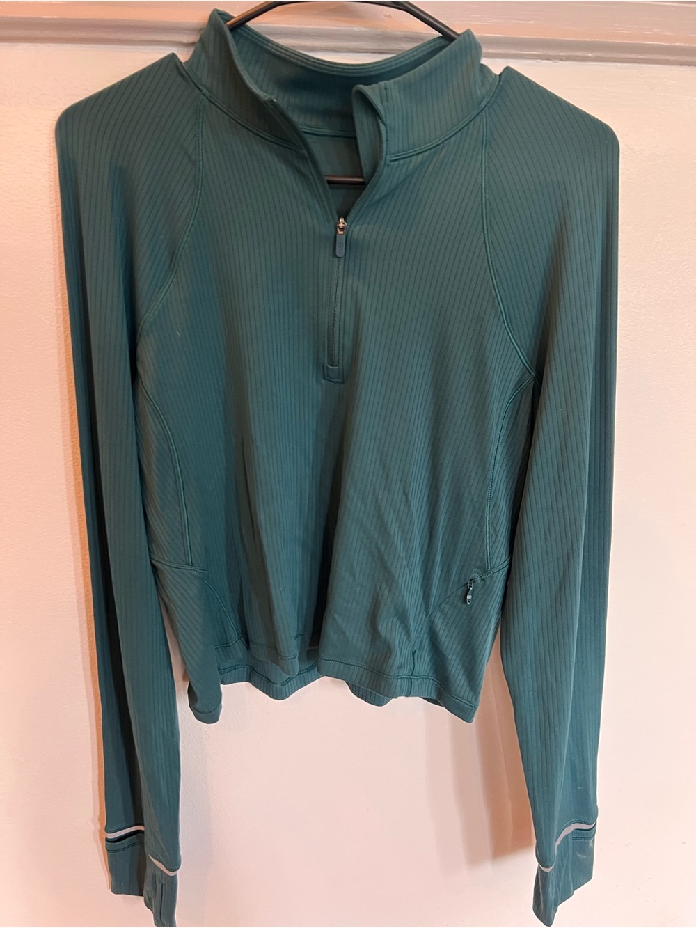 lululemon athletica Teal Quarter-Zip Pullover